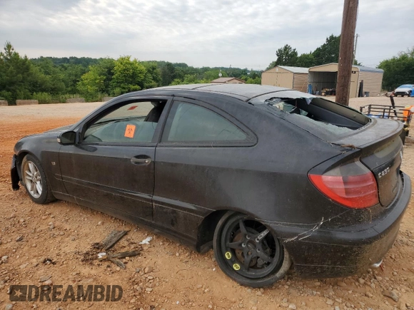 2003 Mercedes-Benz C 230 Kompressor with VIN WDBRN40J53A476461, listed as a Copart auction lot 61153574 with Not provided miles and Salvage title. Bid and sale history available at DreamBid. Image 2.