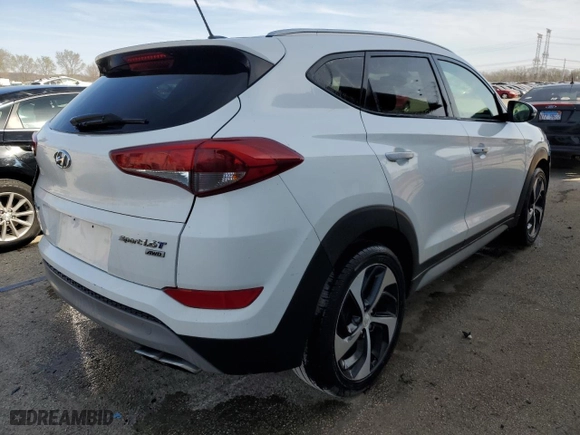 2017 Hyundai Tucson Sport with VIN KM8J3CA25HU541588, listed as a Copart auction lot 51339565 with 71,222 mi miles and Salvage Title. Bid and sale history available at carsss.com. Image 3.