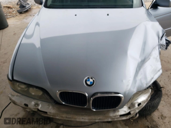 2002 BMW 5 Series 530iA with VIN WBADT63422CH88985, listed as a Copart auction lot 79053174 with 0 mi miles and Salvage Title. Bid and sale history available at carsss.com. Image 11.