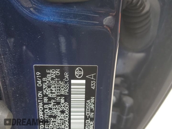 2019 Toyota Mirai with VIN JTDBVRBD6KA006509, listed as a Copart auction lot 45912985 with 29,114 mi miles and Salvage title. Bid and sale history available at DreamBid. Image 13.