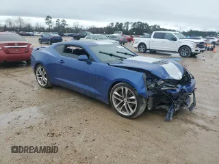 2022 Chevrolet Camaro LT1 with VIN 1G1FF1R79N0129384, listed as a Copart auction lot 45102345 with 42,517 mi miles and Salvage Title. Bid and sale history available at carsss.com. Image 4.