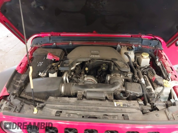 2020 Jeep Gladiator Sport S z VIN 1C6HJTAGXLL125496, wystawiony jako IAAI lot #41749633 z przebiegiem 56 203 mil mil oraz . Historia ofert i sprzedaży dostępna na DreamBid. Obrazek 10.