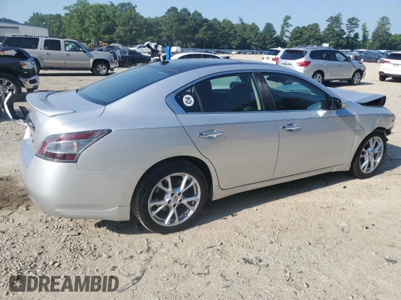 2012 Nissan Maxima SV with VIN 1N4AA5AP8CC848906, listed as a Copart auction lot 61904035 with 150,076 mi miles and Salvage title. Bid and sale history available at DreamBid. Image 3.