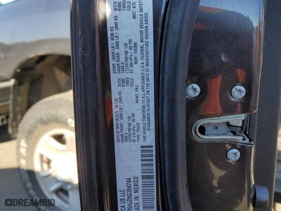 2022 Ram 2500 Tradesman with VIN 3C6UR5HJ2NG354744, listed as a Copart auction lot 43174365 with 17,589 mi miles and Salvage Title. Bid and sale history available at carsss.com. Image 12.
