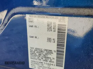 2021 Nissan LEAF SV Plus with VIN 1N4BZ1CV0MC556041, listed as a Copart auction lot 47408545 with 25,052 mi miles and Salvage title. Bid and sale history available at DreamBid. Image 12.