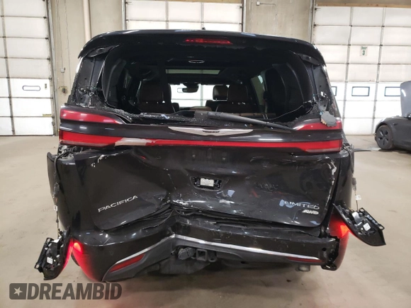 2021 Chrysler Pacifica Limited z VIN 2C4RC3GG1MR595214, wystawiony jako Copart lot #84169164 z przebiegiem 30 737 mil mil oraz Szkoda całkowita • Salvage title. Historia ofert i sprzedaży dostępna na DreamBid. Obrazek 6.