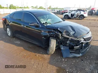 2016 Kia Optima LX with VIN 5XXGT4L36GG092839, listed as a IAAI auction lot 42450820 with 77,650 mi miles and . Bid and sale history available at DreamBid. Image 1.