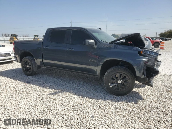2021 Chevrolet Silverado 1500 RST with VIN 1GCUYEED7MZ282514, listed as a Copart auction lot 49094005 with 48,946 mi miles and Salvage Title. Bid and sale history available at DreamBid. Image 4.