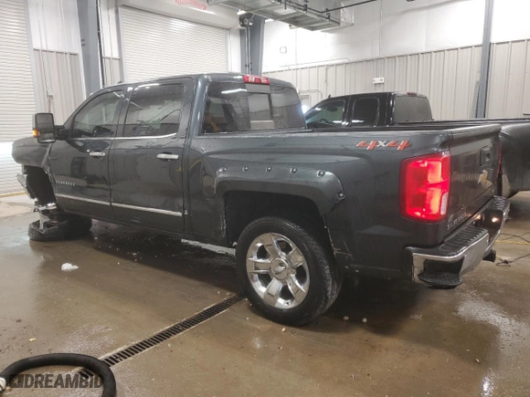 2018 Chevrolet Silverado 1500 LTZ with VIN 3GCUKSECXJG258906, listed as a Copart auction lot 44376495 with 57,428 mi miles and Salvage Title. Bid and sale history available at carsss.com. Image 2.