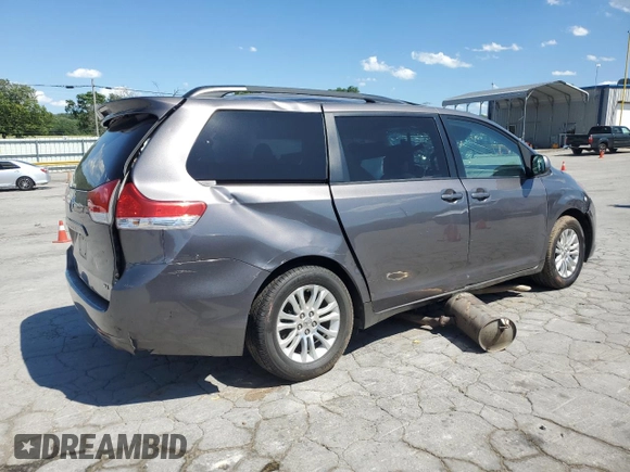 2012 Toyota Sienna XLE AAS with VIN 5TDYK3DC4CS197176, listed as a Copart auction lot 57942845 with Not provided miles and Salvage title. Bid and sale history available at DreamBid. Image 3.