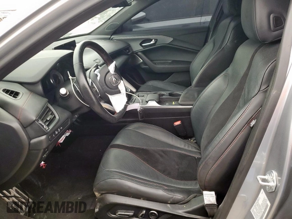 2022 Acura TLX w/A-Spec Package with VIN 19UUB5F5XNA005186, listed as a Copart auction lot 57775855 with 29,003 mi miles and Salvage title. Bid and sale history available at DreamBid. Image 7.