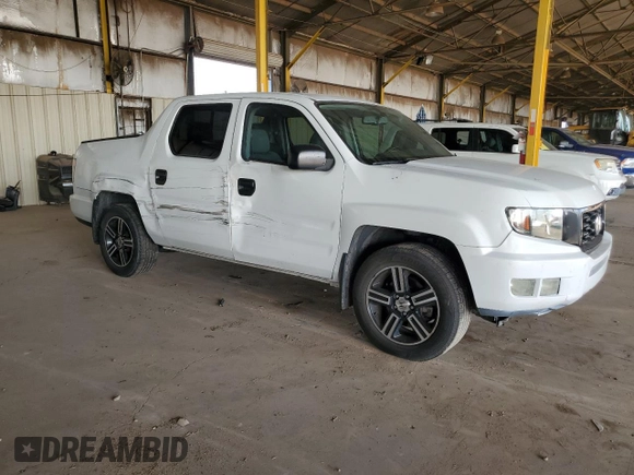 2013 Honda Ridgeline Sport with VIN 5FPYK1F72DB009479, listed as a Copart auction lot 74335154 with 229,317 mi miles and Salvage Title. Bid and sale history available at carsss.com. Image 4.