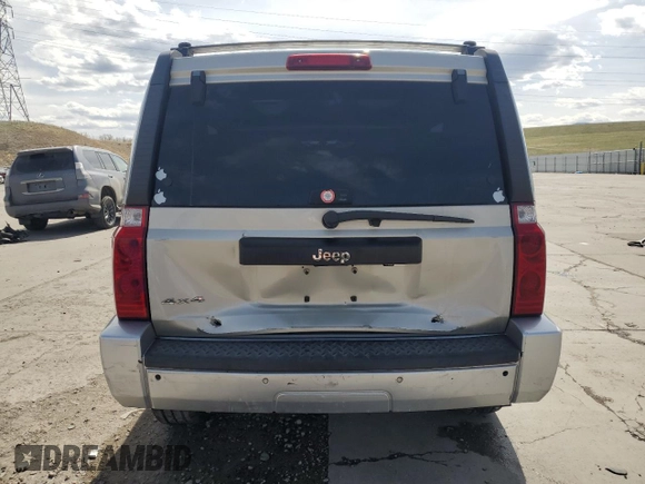2006 Jeep Commander with VIN 1J8HG48K86C297269, listed as a Copart auction lot 52232465 with 158,623 mi miles and Salvage Title. Bid and sale history available at carsss.com. Image 6.