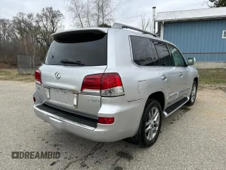 2013 Lexus LX 570 with VIN JTJHY7AX9D4100920, listed as a Copart auction lot 54273215 with 229,058 mi miles and Clean Title. Bid and sale history available at DreamBid. Image 4.