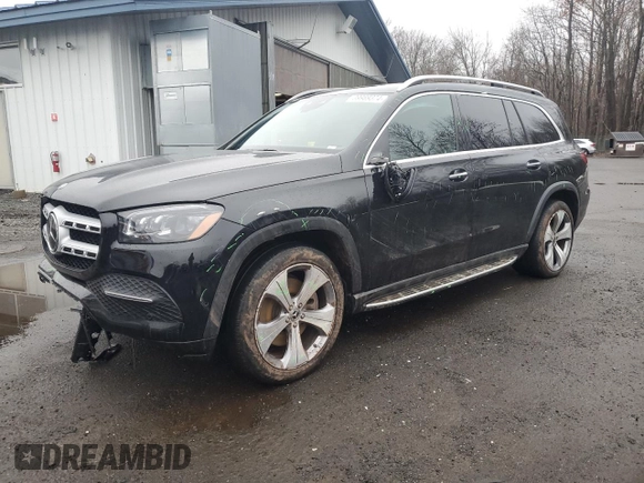 2021 Mercedes-Benz GLS 450 with VIN 4JGFF5KE7MA529553, listed as a Copart auction lot 39989374 with 34,459 mi miles and . Bid and sale history available at DreamBid. Image 1.