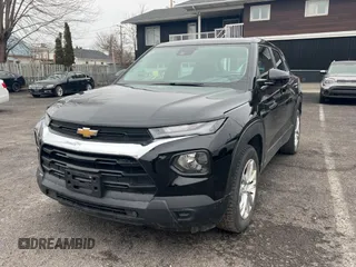 2021 Chevrolet TrailBlazer LS with VIN KL79MMS29MB005593, listed as a Copart auction lot 50823525 with 130,618 mi miles and Clean Title. Bid and sale history available at carsss.com. Image 2.
