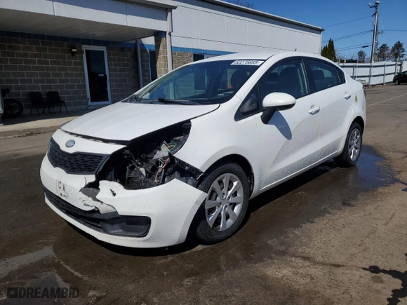 2013 Kia Rio LX with VIN KNADM4A39D6248561, listed as a Copart auction lot 52275685 with 114,236 mi miles and Salvage Title. Bid and sale history available at carsss.com. Image 1.
