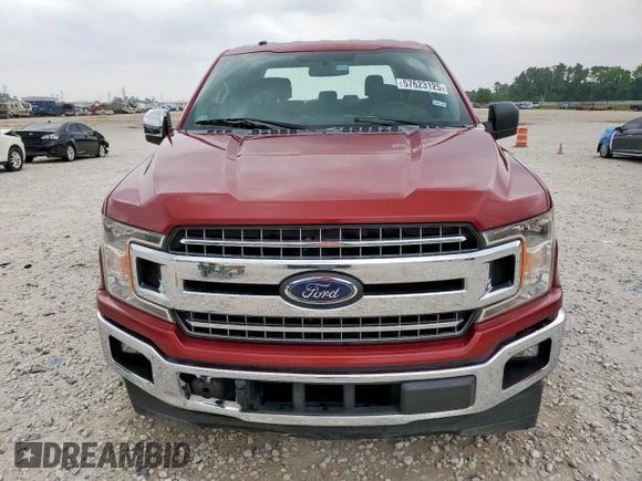2018 Ford F-150 XL with VIN 1FTEW1CP5JKD16597, listed as a Copart auction lot 57623125 with 122,292 mi miles and Salvage title. Bid and sale history available at DreamBid. Image 5.