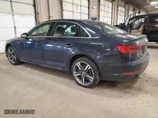 2017 Audi A4 Premium Plus with VIN WAUENAF41HN054877, listed as a Copart auction lot 47108185 with 65,633 mi miles and Salvage Title. Bid and sale history available at carsss.com. Image 2.