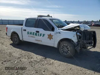 2019 Ford F-150 with VIN 1FTEW1P44KKD50970, listed as a Copart auction lot 56162645 with 153,050 mi miles and Salvage title. Bid and sale history available at DreamBid. Image 4.