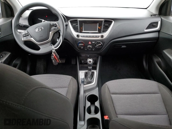 2022 Hyundai Accent SEL with VIN 3KPC24A61NE157357, listed as a Copart auction lot 72970402 with 9,604 mi miles. Bid and sale history available at carsss.com. Image 8.
