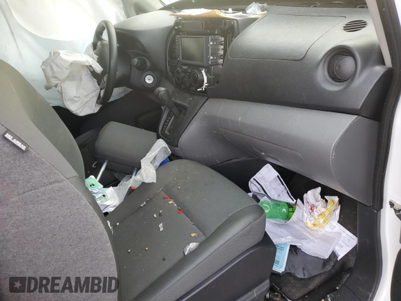 2021 Nissan NV200 SV with VIN 3N6CM0KN1MK705668, listed as a Copart auction lot 45154555 with Not provided miles and Salvage title. Bid and sale history available at DreamBid. Image 8.