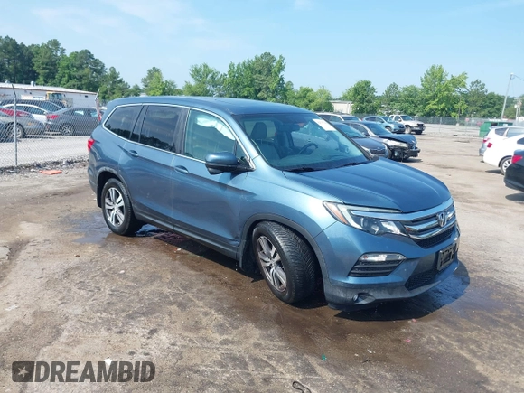 2018 Honda Pilot EX-L with VIN 5FNYF6H52JB050535, listed as a IAAI auction lot 42576721 with 99,280 mi miles and . Bid and sale history available at DreamBid. Image 1.