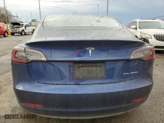2021 Tesla Model 3 Long Range with VIN 5YJ3E1EB5MF081440, listed as a Copart auction lot 50900865 with 39,034 mi miles and Salvage Title. Bid and sale history available at carsss.com. Image 6.