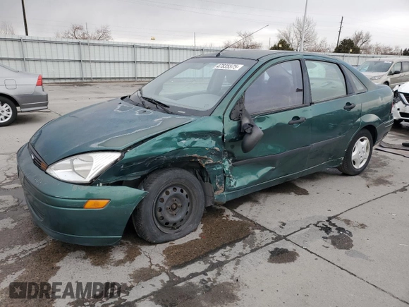 2001 Ford Focus LX with VIN 1FAFP33P81W115983, listed as a Copart auction lot 47835575 with 157,877 mi miles and Salvage Title. Bid and sale history available at carsss.com. Image 1.