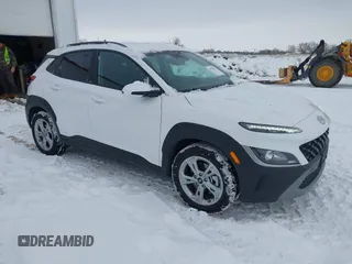 2023 Hyundai Kona SEL with VIN KM8K6CABXPU049603, listed as a IAAI auction lot 41230916 with 9,519 mi miles. Bid and sale history available at carsss.com. Image 1.