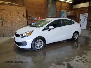 2016 Kia Rio LX with VIN KNADM4A34G6000917, listed as a Copart auction lot 54165495 with 113,272 mi miles and Salvage Title. Bid and sale history available at carsss.com. Image 1.