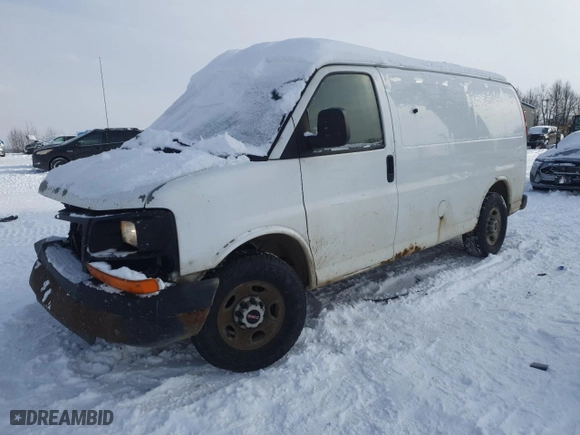 2008 GMC Savana Cargo Van with VIN 1GTGG25C781183640, listed as a Copart auction lot 89340295 with 248,598 mi miles and Clean Title. Bid and sale history available at carsss.com. Image 1.