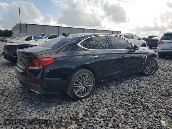 2020 Genesis G70 2.0T with VIN KMTG34LA4LU050982, listed as a Copart auction lot 65561875 with 21,111 mi miles and Clean title. Bid and sale history available at DreamBid. Image 3.