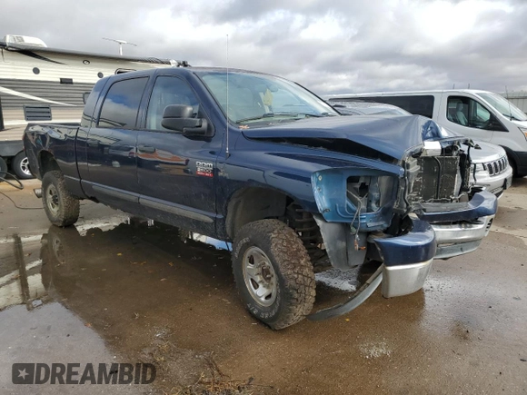 2008 Dodge Ram 2500 Laramie with VIN 3D7KS29A68G120554, listed as a Copart auction lot 77974104 with 234,851 mi miles and Salvage Title. Bid and sale history available at carsss.com. Image 4.