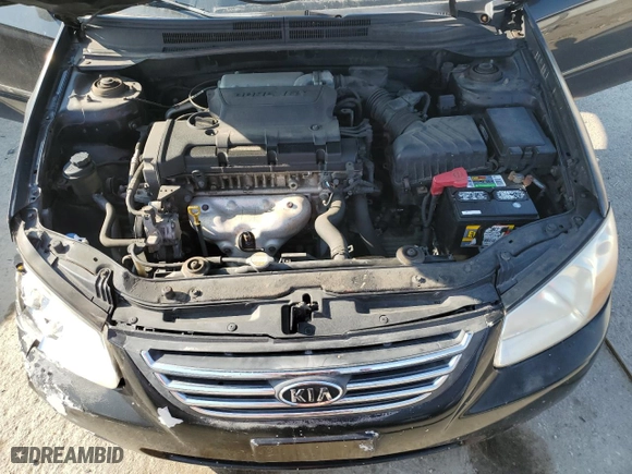 2007 Kia Spectra EX with VIN KNAFE121075393337, listed as a Copart auction lot 71404134 with 112,552 mi miles and Non Repairable. Bid and sale history available at carsss.com. Image 11.