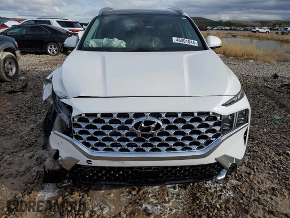 2021 Hyundai Santa Fe Hybrid Limited with VIN KM8S5DA19MU006558, listed as a Copart auction lot 46801044 with 28,659 mi miles. Bid and sale history available at carsss.com. Image 5.