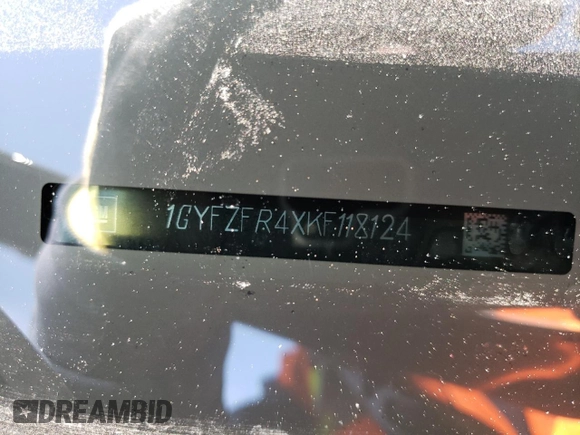 2019 Cadillac XT4 AWD Sport with VIN 1GYFZFR4XKF118124, listed as a Copart auction lot 46342183 with 40,418 mi miles. Bid and sale history available at carsss.com. Image 13.