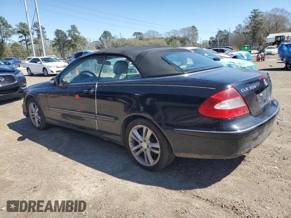 2008 Mercedes-Benz CLK 350 с VIN WDBTK56F18F255103, выставлен на аукционе Copart как лот 47955325 с пробегом Не указан миль и Списание • Salvage title. История ставок и продаж доступна на DreamBid. Изображение 2.