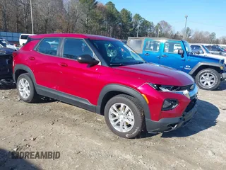 2021 Chevrolet TrailBlazer LS with VIN KL79MMS29MB132893, listed as a IAAI auction lot 41149651 with 21,984 mi miles. Bid and sale history available at carsss.com. Image 1.