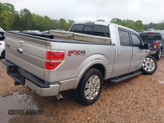 2012 Ford F-150 XL with VIN 1FTFW1ET1CFA56516, listed as a IAAI auction lot 41975962 with 206,928 mi miles. Bid and sale history available at carsss.com. Image 4.