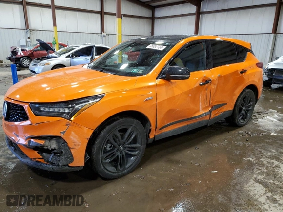 2021 Acura RDX w/Advance Package with VIN 5J8TC2H75MY000277, listed as a Copart auction lot 38392764 with 35,925 mi miles. Bid and sale history available at carsss.com. Image 1.