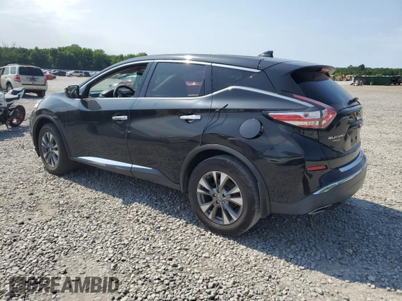 2017 Nissan Murano S z VIN 5N1AZ2MG5HN141301, wystawiony jako Copart lot #58408845 z przebiegiem 180 245 mil mil oraz Czysty tytuł • Clean title. Historia ofert i sprzedaży dostępna na DreamBid. Obrazek 2.