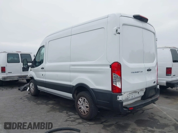 2023 Ford Transit Cargo with VIN 1FTBR1C86PKA02758, listed as a IAAI auction lot 42465866 with 33,095 mi miles and . Bid and sale history available at DreamBid. Image 3.