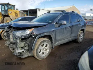 2019 Toyota RAV4 Hybrid XLE with VIN 2T3RWRFV9KW016418, listed as a Copart auction lot 43020565 with 86,362 mi miles and Salvage Title. Bid and sale history available at carsss.com. Image 1.
