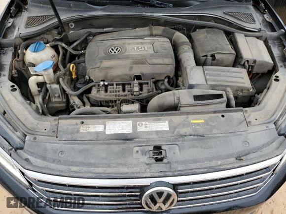 2017 Volkswagen Passat SE with VIN 1VWGT7A32HC017803, listed as a Copart auction lot 50924285 with 108,413 mi miles and Clean title. Bid and sale history available at DreamBid. Image 11.
