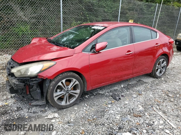 2016 Kia Forte EX z VIN KNAFX4A87G5612031, wystawiony jako Copart lot #62722214 z przebiegiem 124 837 mil mil oraz Nie do naprawy • Non repairable. Historia ofert i sprzedaży dostępna na DreamBid. Obrazek 1.