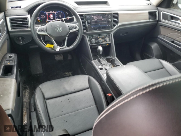 2021 Volkswagen Atlas SEL with VIN 1V2BP2CA5MC545411, listed as a Copart auction lot 54164325 with 93,875 mi miles and Salvage title. Bid and sale history available at DreamBid. Image 8.