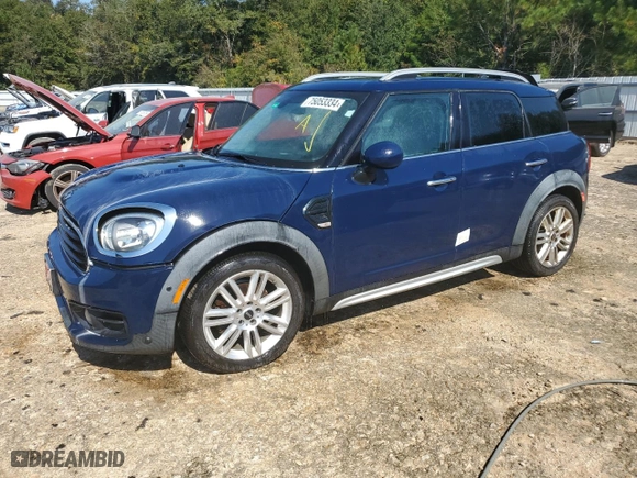 2017 MINI Countryman Cooper with VIN WMZYS7C36H3E07121, listed as a Copart auction lot 75053334 with 70,131 mi miles and Salvage Title. Bid and sale history available at carsss.com. Image 1.