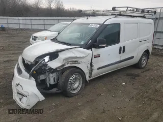 2022 Ram ProMaster City Cargo Tradesman with VIN ZFBHRFAB1N6W61829, listed as a Copart auction lot 46619185 with 112,268 mi miles and Salvage Title. Bid and sale history available at DreamBid. Image 1.