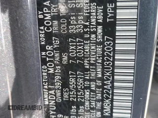 2019 Hyundai Kona SEL with VIN KM8K22AA2KU322037, listed as a Copart auction lot 51643275 with 25,867 mi miles and Non Repairable. Bid and sale history available at carsss.com. Image 13.